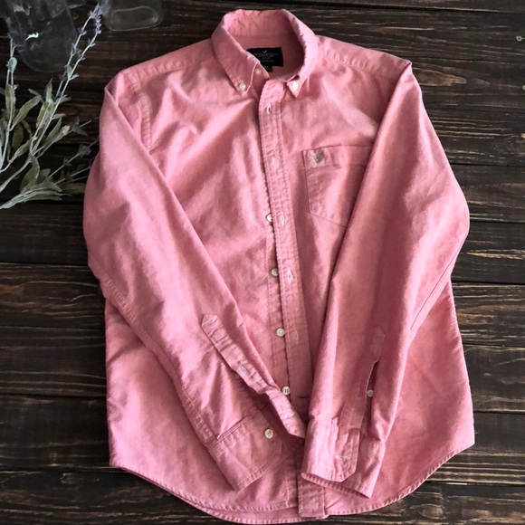 55 off american eagle outfitters shirts nwot am eagle button down what size dress shirt am i